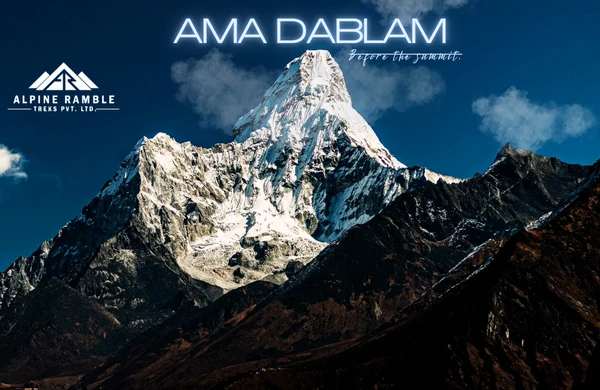 Mount ( Mt. Ama Dablam ) ,6,812m high altitude