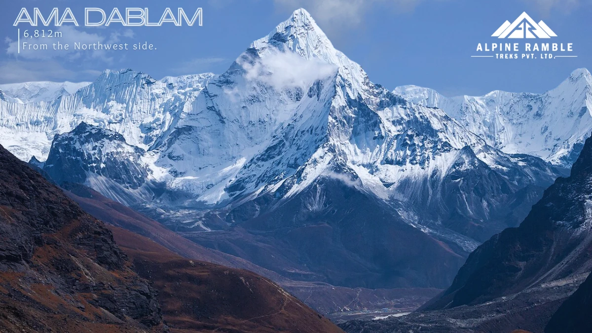 Ama Dablam from the Northwest side