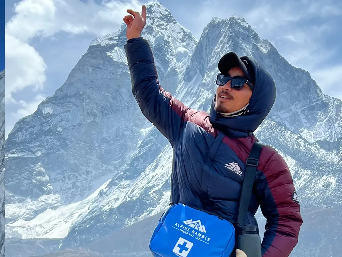 guide with a great view