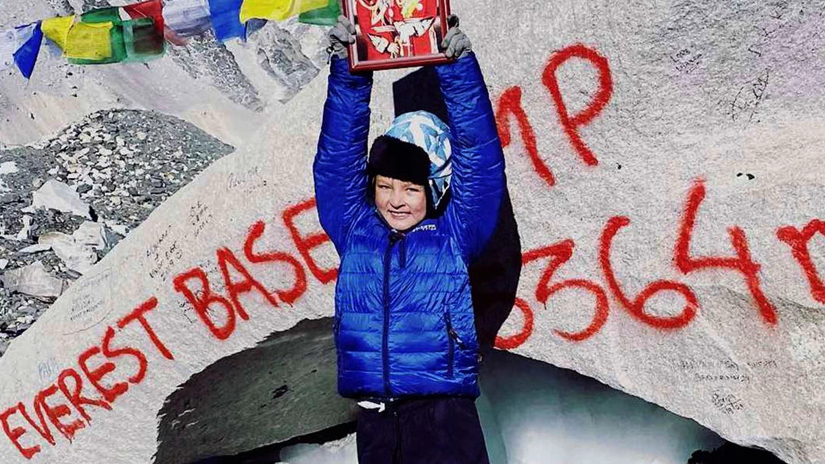 8-year-old Amelia becomes youngest Briton to reach Everest Base Camp