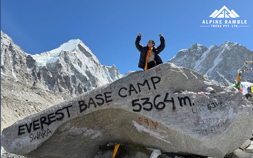 everest base camp landmark