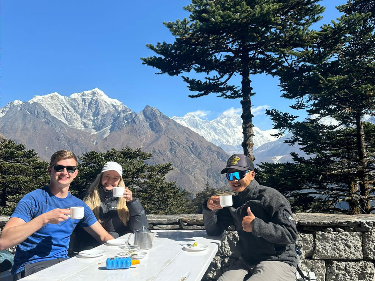view from everest view hotel