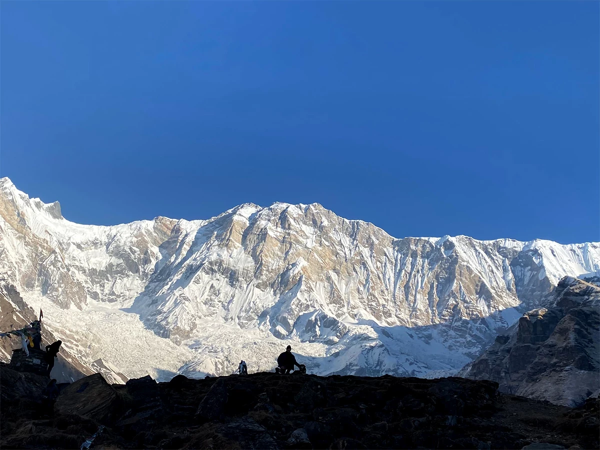 Annapurna Ranges View From Abc