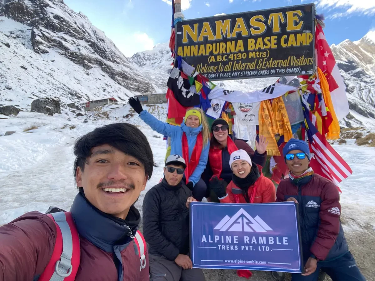 Celebration At Annapurna Ba