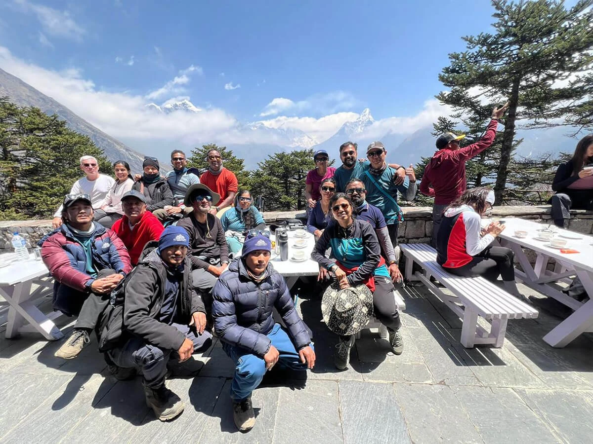 Group In Everest View Hotel