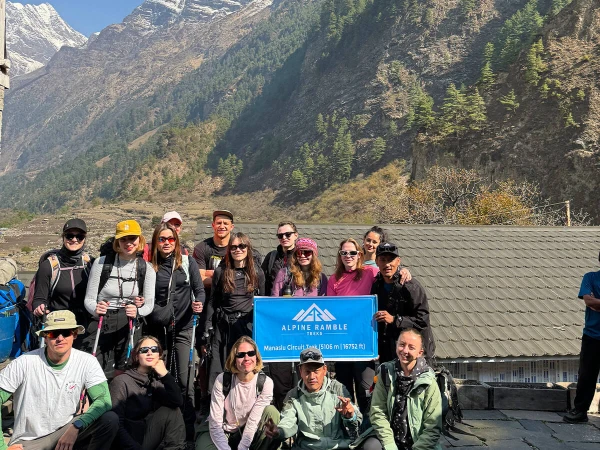 Group Manaslu Nepal