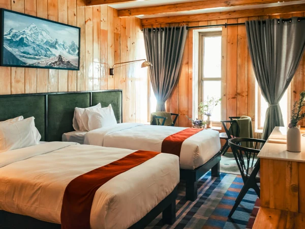 Room Of Mountian Lodges Of Nepal