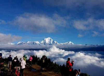 Himalayas view